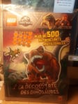 livre lego jurassic par world plus de 500 autocollants réutilisables neufs .