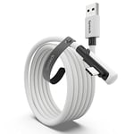 Syntech Link Cable 3m Compatible with Oculus/Meta Quest 3/Meta Quest 3S, Quest2/Pro/Pico 4/Ultra Accessories and PC/SteamVR, High Speed PC Data Transfer, USB 3.0 to USB C Cable for VR Headset