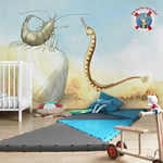 Apalis 94593 Papier peint intissé pour enfant Motif La petite aiguille de mer et coquillage - Papier peint photo 3D - Pour chambre à coucher, salon, cuisine - Multicolore