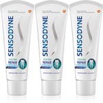 Sensodyne Repair & Protect Extra Fresh toothpaste for protection of teeth and gums 3 x 75 ml