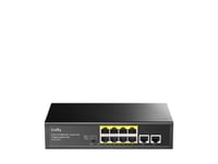 Cudy Fs1010pg, Fast Ethernet (10/100), Full Duplex, Strömförsörjning Via Ethernet (Poe) Stöd