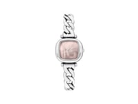 KOMONO Moneypenny Revolt Silver Blush Women's Japanese Quartz Analogue Watch with Edelstahlband Strap