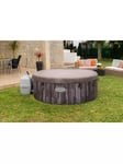 Lay-Z-Spa Napa AirJet Inflatable Round Hot Tub with Cover & Clearwater Spa Chemical Starter Kit, 7 Person