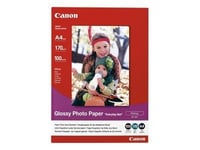 Canon GP-501 - Papier photo brillant - A4 (210 x 297 mm) - 210 g/m² - 100 feuille(s) - pour PIXMA iP5300, iP90, MG2555, mini260, MP180, MP490, MP510, MP550, MP560, MP960, MX330