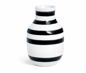 Kähler Omaggio Vase Sort 12,5 cm