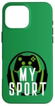 Coque pour iPhone 16 Pro Max Jeu compétitif Esport My Sport