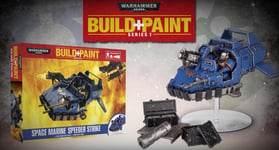 Warhammer 40K Space Marine Speeder Strike Build & Paint Model Kit Revell