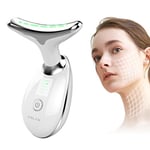 Appareil Anti Rides Visage, ANLAN Appareil de Beauté, Soins de la Peau Dispositif de Beauté avec Lifting EMS Massage, Tonification Pour Le Visage Raffermissement Levage Cou(45℃)