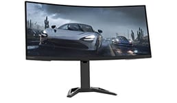 Lenovo G34w-30 34 Inch Gaming Monitor | Ultra-Wide QHD, 1440p, 165Hz, 0.5ms, HDMI, DP | AMD Freesync Premium | PS, Xbox, PC screen