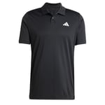 adidas Men's Club Tennis Climacool Polo Shirt, Black, L