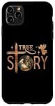 Coque pour iPhone 11 Pro Max True Story Crèche de Noël Jésus Chrétien Hommes Femmes Enfants