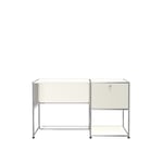 USM - USM Haller Desk Unit A -  Pure White - Skrivebord - Fritz Haller,Paul Schärer - Hvit - Metall