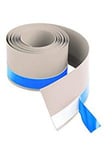 Mx 2.8m Flexi Seal Strip - Waterproof Tape For Shower Tray & Bath Blue Upstand