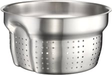 Tefal L9259804 Ingenio Saucepan Pasta Insert, Stainless Steel, Silver Coloured,