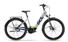 Husqvarna Husqvarna Grand Towner 5 FW | Elcykel | Bosch Performance Line / 625 Wh | Vit / Blå