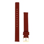 Skagen Bracelet de Montre pour Femmes 12mm, Cuir Marron, Bande de Rechange Originale pour SKW2147