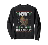 Merry Krampus Demon Claus Ugly Christmas Sweater Jumper Sweatshirt