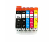 Ink Cartridges for Canon Pixma MG5450 MG5650 MG6350 MG7150 MX725 MX925 IP7250 5x