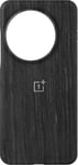 Oneplus Wood Grain Magnetic Half-pack Case Oneplus 13 Musta