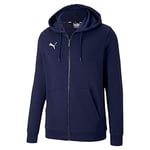 PUMA teamGOAL 23 Casuals Hooded Jacket Pull Homme, Bleu (Peacoat), S