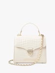 Aspinal of London Midi Mayfair Croc Effect Leather Cross Body Bag