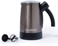 Drew&Cole Barista Frothiere Milk Frother, Electric Steamer for Cappuccinos, Hot