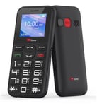 TTfone TT190 Simple Mobile Phone with Docking station & PAYG O2 SIM card Network