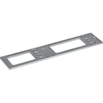 Geze - Plaque de montage pour ferme-porte ts 5000 - Finition.Argent -