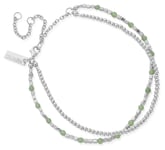 ChloBo SANMCA In Bloom MINI CUTE and Aventurine Anklet - 925 Jewellery