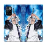 Housse Cuir Portefeuille Pour Xiaomi Redmi 10 Manga Bleach Hitsugaya