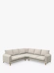 John Lewis Harbour Corner Sofa, Light Leg, Aquaclean Matilda Natural