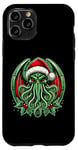 Coque pour iPhone 11 Pro Cthulhu Christmas Lovecraft et Miskatonic Necronomicon