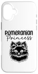 Coque pour iPhone 16 Plus Poméranie Princesse Poméraniens Pom Dog