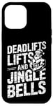 iPhone 12 Pro Max Funny Deadlifts and Jingle Bells Santa Claus Gym Fitness Pun Case