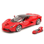 FERRARI LA FERRARI 2013 RED 1:24 Burago Auto Stradali Modellino