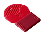 KUHN RIKON Swiss Hob Scraper with Protective Cover, Red