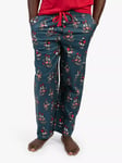 Cyberjammies Jasper Pirate Pyjama Bottoms, Teal Blue