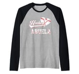 Ice Hockey Abuela Family Hockey Player Men Women Xmas Raglan Baseball Tee