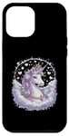 Coque pour iPhone 12 Pro Max licorne imaginative avec des étoiles