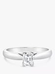 Milton & Humble Jewellery Pre-Loved 18ct White Gold Millennium Cut Diamond Ring