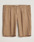 Briglia 1949 Easy Fit Linen Shorts Beige