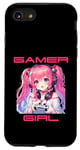 Coque pour iPhone SE (2020) / 7 / 8 Gamer Girl Anime Jeu Graphique Anniversaire Adolescentes Filles Femmes