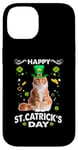 Coque pour iPhone 14 Maine Coon Cat Happy St Catricks Day St Patricks Day Cats