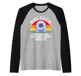 MRI Tech unveiling the Mysteries inside Radiology Raglan Baseball Tee