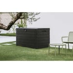 Coffre de jardin DOLOMITI - Resine - Capacite 970L - Anthracite