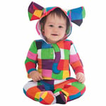 Baby Toddler Official Elmer Elephant Costume Boys Girls Book Day Costume Outfit