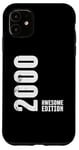 Coque pour iPhone 11 25 Years 25th Birthday Old Man Woman 2000