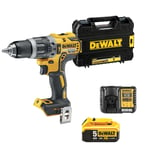 DeWalt DCD796P1-GB XR Brushless Drill 18V Battery Case 1X5Ah