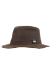 Barbour Vintage Wax Bushman Hat Grön