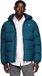 Tommy Jeans Men’s Essential Warm Down Jacket, Blue (Deep Seawater), XXL